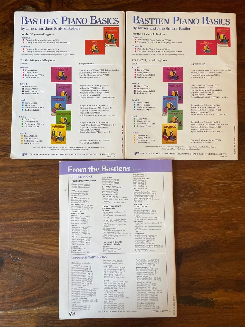 12 Mixed Piano Books Bundle Lot: Bastien piano basics + MORE beginner levels - Picture 7 of 16